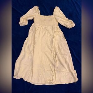 SHEIN Yellow Maternity Dress